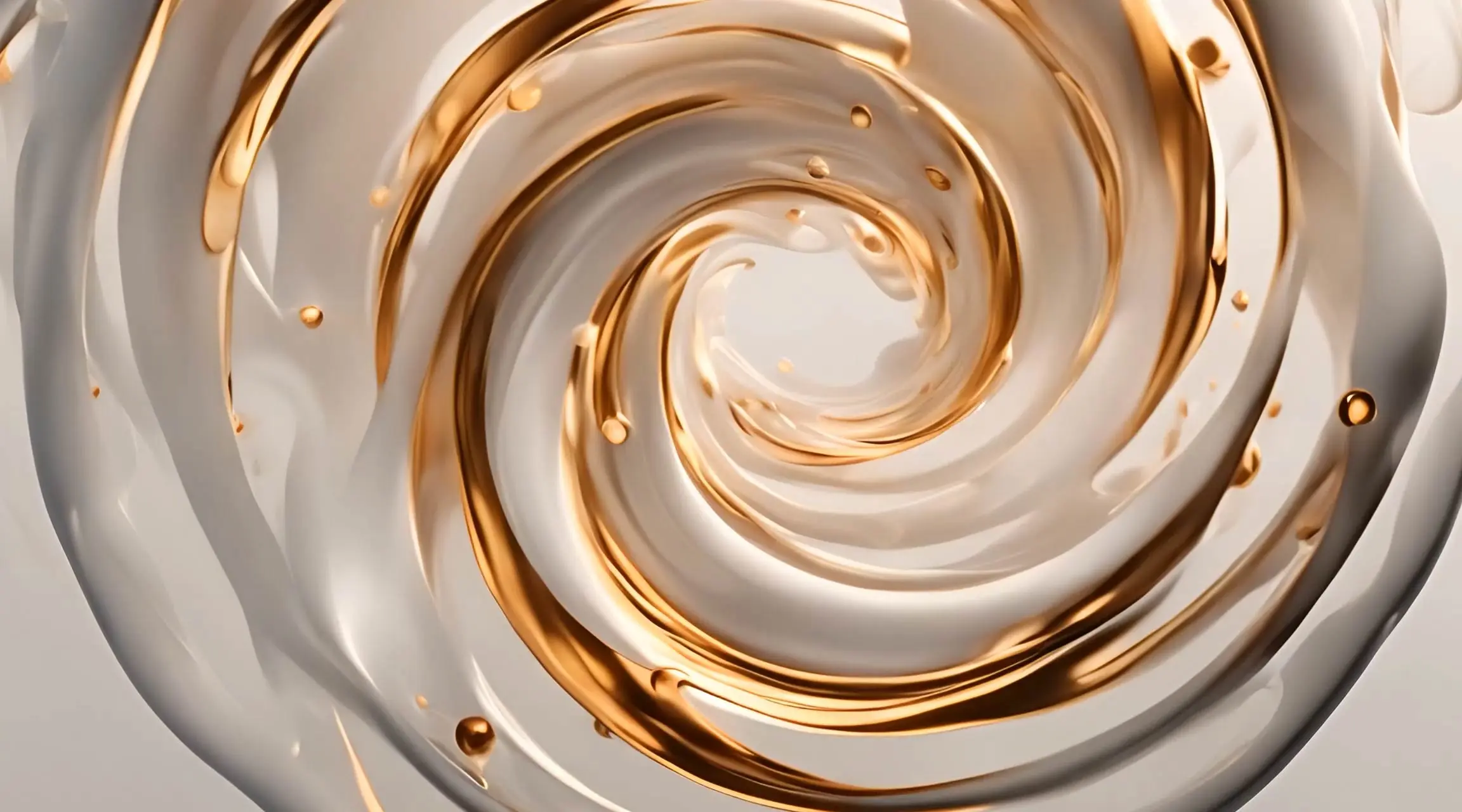 Silken Gold Twist Luxurious Liquid Backdrop